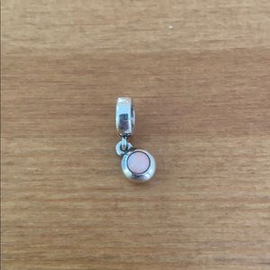 Pandora dangling pink charm